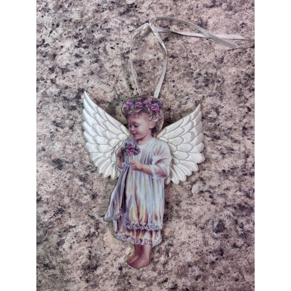 Bradford Editions Dona Gelsinger Angel Ornament Heaven's Little 68681